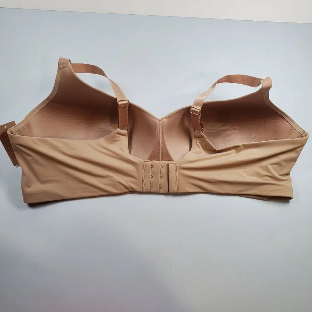 ThirdLove 24/7 CLASSIC Wireless Bra Women Plus Size 3X NWT T Shirt Smooth Taupe - Picture 6 of 11